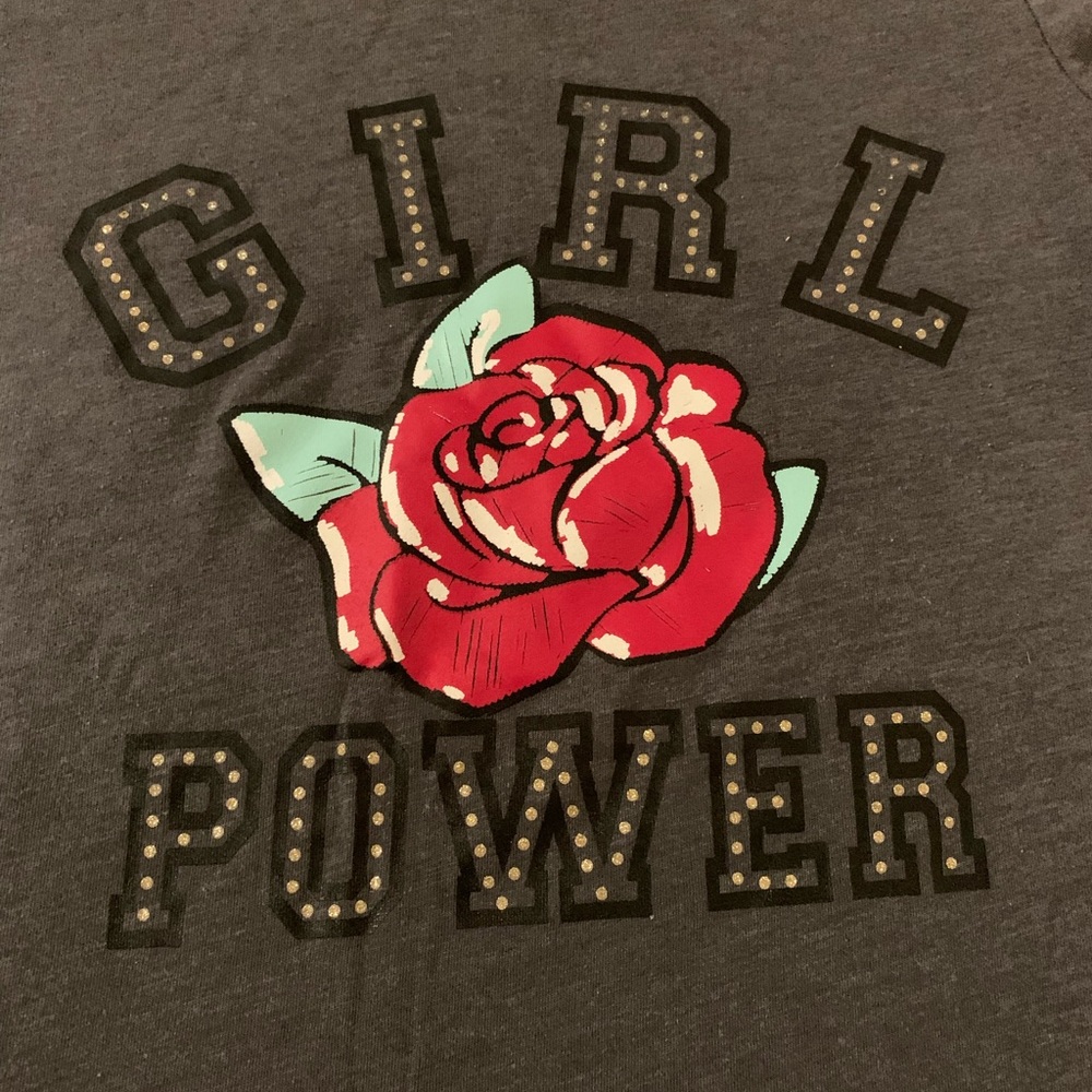 Vintage Girl Power T-shirt Size Medium